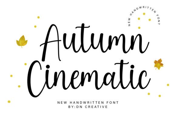 Autumn Cinematic: A Review of This Elegant Script Font