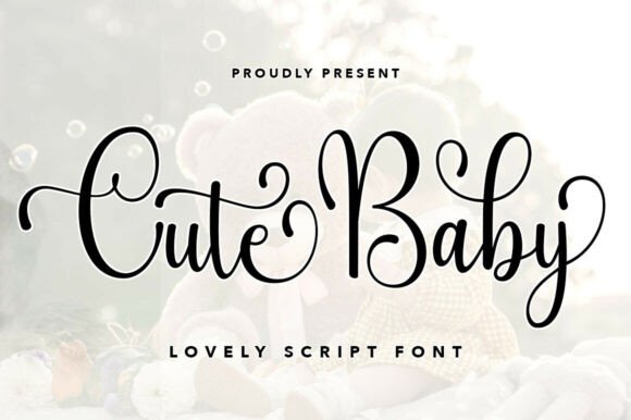 Cute Baby Script: A Modern Elegant Font for Crafters and Sellers