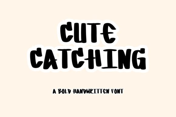 Cutecatching: A Whimsical Script Font for Web Design