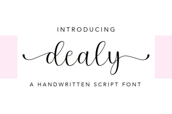Dealy: A Stylish Handwritten Font for Professional Branding