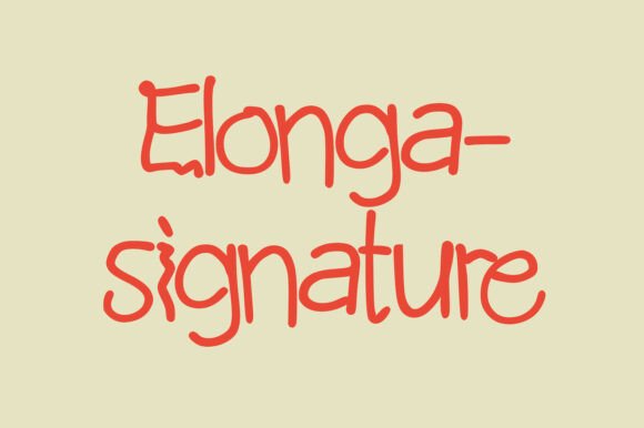 Elonga Signature: A Playful Script Font Review