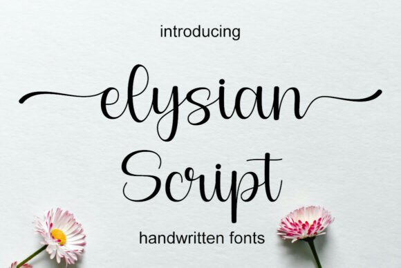 Elysian Script Font: Elevating Campaign Design with Elegant Typography
