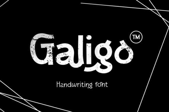 Galigo: A Handcrafted Script Font for Web Design