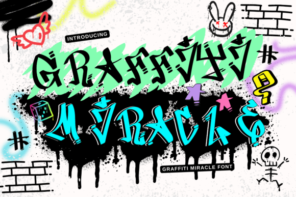 Graffiti Miracle Font: Street-Style Typography for Crafters and Makers