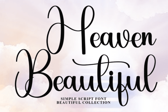 Heaven Beautiful: A Handwritten Font for Makers and Creative Sellers