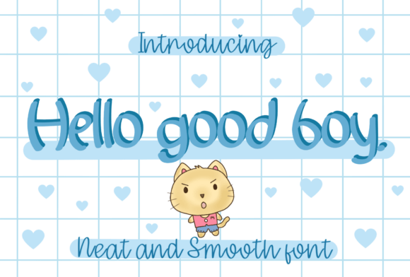 Hello Good Boy Font: Festive Script for Crafters & Sellers