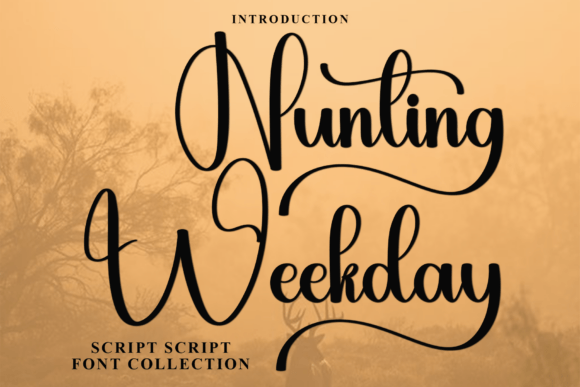 Hunting Weekday: A Handwritten Font for Elegant Editorial Design