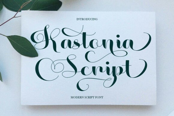 Kastonia Script: A Sophisticated Font for Elegant Branding