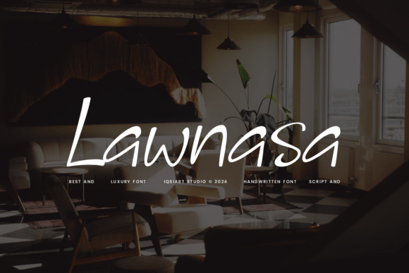 Lawnasa: A Playful Handwritten Font for Crafters and Makers