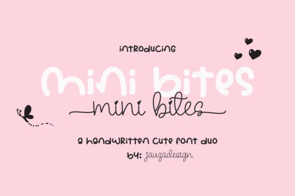 Mini Bites: A Sweet Handwritten Font for Editorial Charm