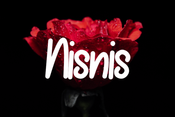Nisnis: A Handwritten Script Font for Crafters and Product Designers