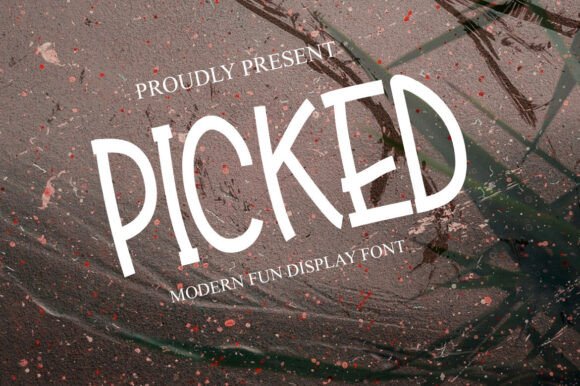 Picked: A Modern Script Font for Makers