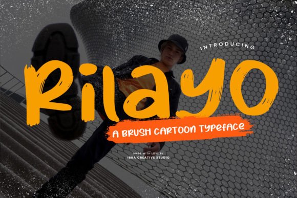 Rilayo: A Playful Brush Cartoon Typeface for Branding