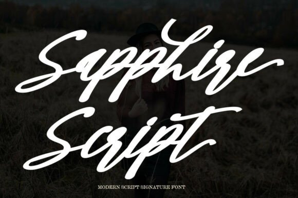 Sapphire Script: A Luxurious Font for Business Branding