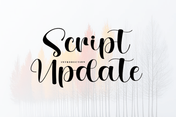 Script Update: A Sophisticated Script Typeface for Elegant Editorial Design