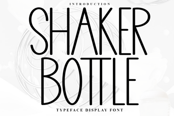 Shaker Bottle: A Timeless Script Handwritten Font