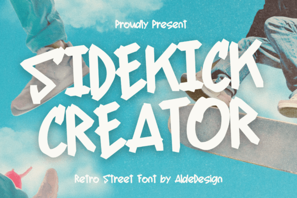 Sidekick Creator: A Handwritten Font That Brings Urban Edge to Craft Designs