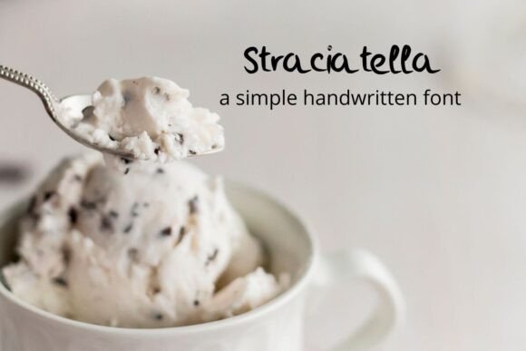 Straciatella: A Sweet Handwritten Font for Modern Web Design Projects