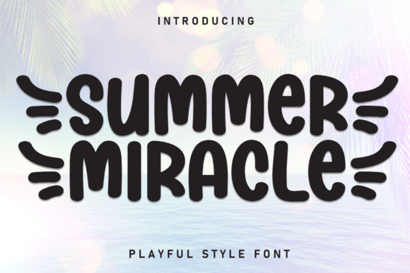 Summer Miracle: A Friendly Handwritten Font for Business