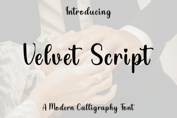 Velvet Script: A Graceful Handwritten Font for Sophisticated Brand Design