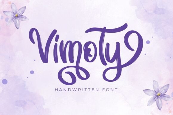 Vimoty: A Charming Handwritten Font for Branding