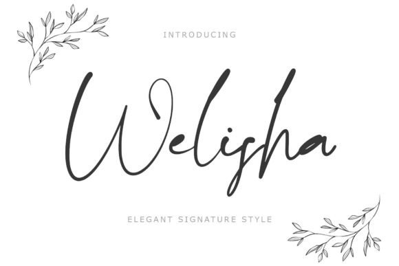 Welisha: A Sweet Handwritten Font for Crafters and Makers