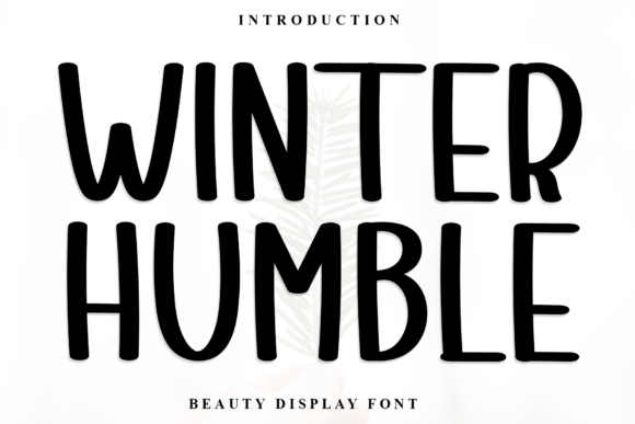 Winter Humble: A Script Handwritten Font for Web Design